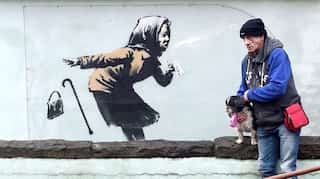 Banksy's 'Achoo' causes distress for property owners