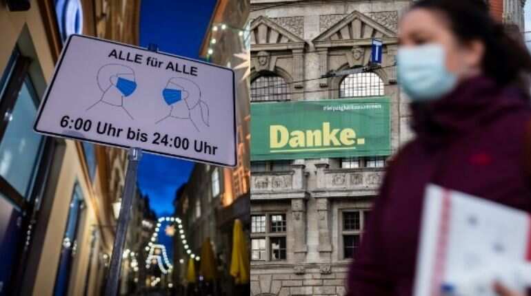 Germany crosses 100,000 Covid deaths as weekly incidence rate hits another high