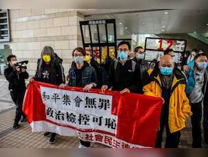 Eight Hong Kong activists charged for security law protest