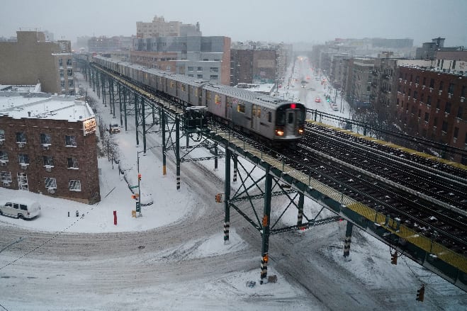 Record-breaking storm unleashes travel havoc on US Northeast