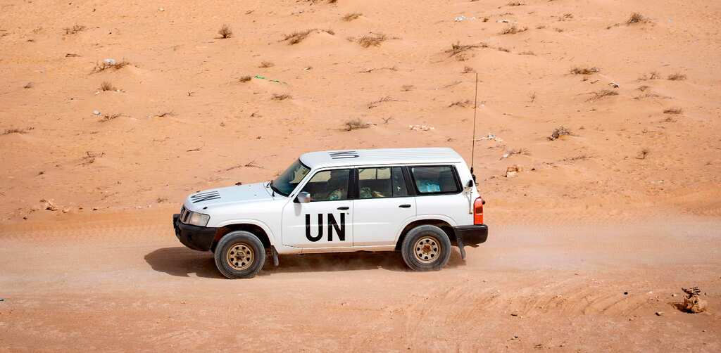 UNMO vehicle impacted while conducting routine monitoring along LoC