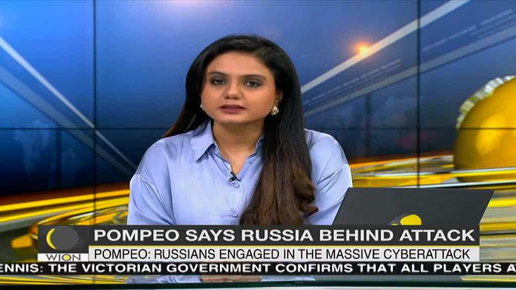 Pompeo says Russians engaged in the massive cyberattack