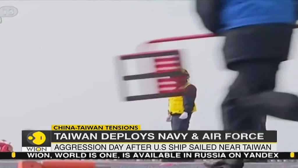Taiwan deploys 8 fighter aircrafts, 6 warships after passage of Chinese warship
