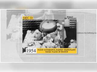 Today in history: First kidney transplant, Saturn's satellite discovered
