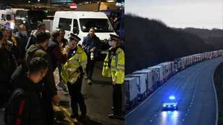 After France reopens border, truckers scuffle with police in UK over COVID-19 test