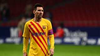 Barcelona star Lionel Messi receives first red card in club career