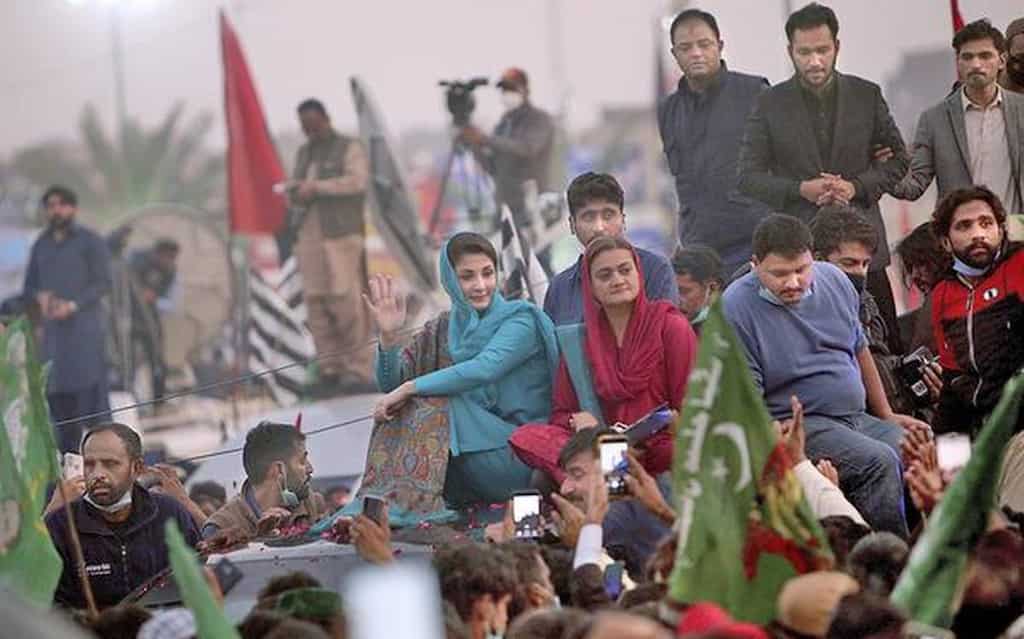 Pakistan's anti-government coalition holds rally in Mardan
