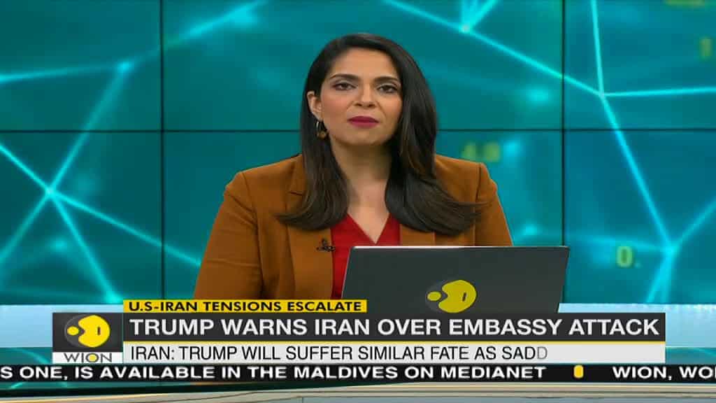 Trump warns Iran over U.S. embassy attack in Baghdad