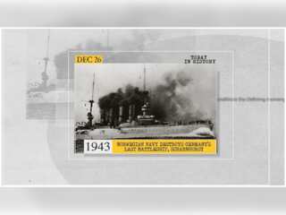 Today in history: Last German warship destroyed, Coffee percolator patent, and more