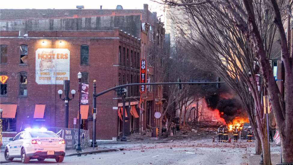 Nashville explosion : Human remains found in blast vicinity