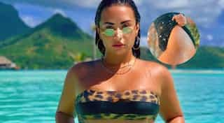Demi Lovato bares it in the sun as she spreads message of body positivity