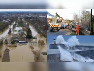 Storm Bella: Gusts of more than 100mph batter France, Britain
