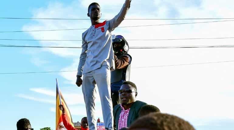Ugandan presidential candidate Wine says military-police vehicle killed bodyguard