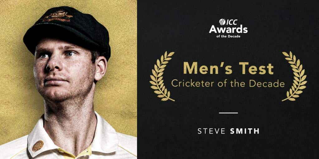 'Humbled': Steve Smith shares a message after winning ICC Test player of the Decade