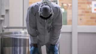 A parallel pandemic hits health care workers: Trauma and exhaustion