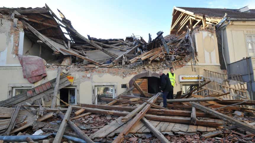 Stong 6.4 magnitude earthquake hits central Croatia; Shockwaves felt in Serbia, Bosnia