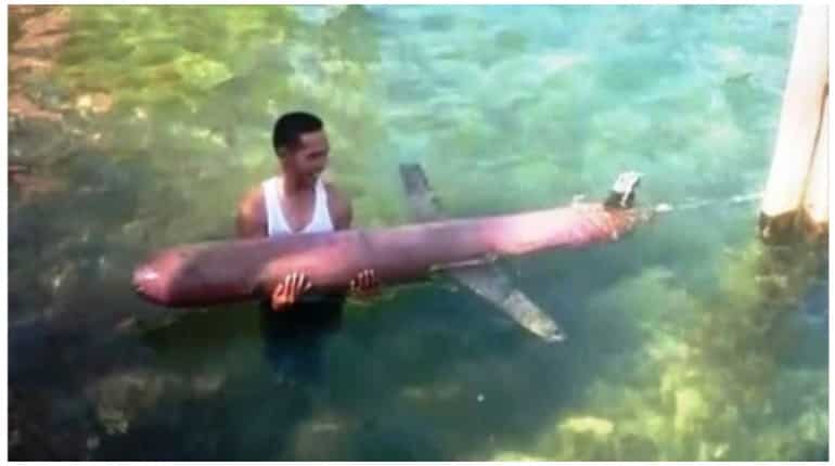 Indonesian fisherman catches 'Chinese' submarine drone