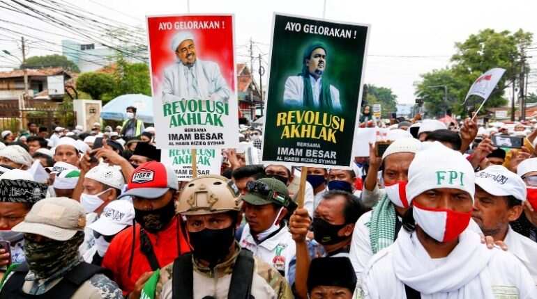 Indonesia bans hardline Islamic Defender's Front group