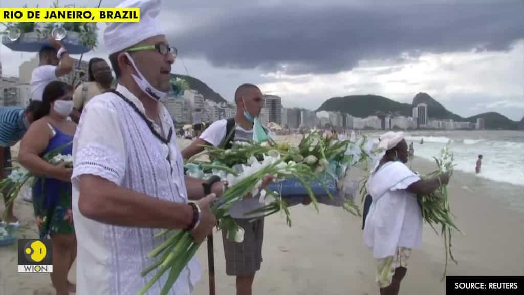 Faithful pay tribute to Brazil’s sea goddess, Yemanja