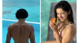In pics: Ananya Panday, Ishaan Khatter spark dating rumours as they vacation together in Maldives