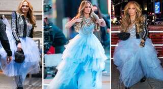 Jennifer Lopez dresses up as Disney princess ahead of New Year's Eve performance