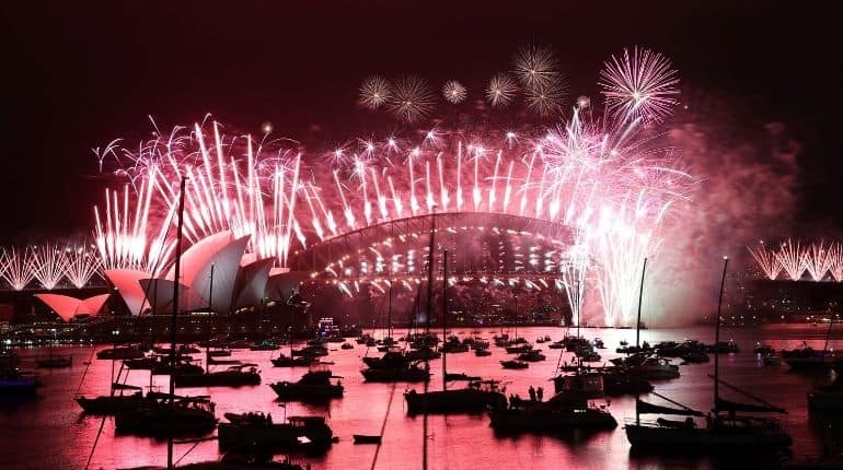 With fireworks, India, other nations welcome 2021 as celebrations turn low-key