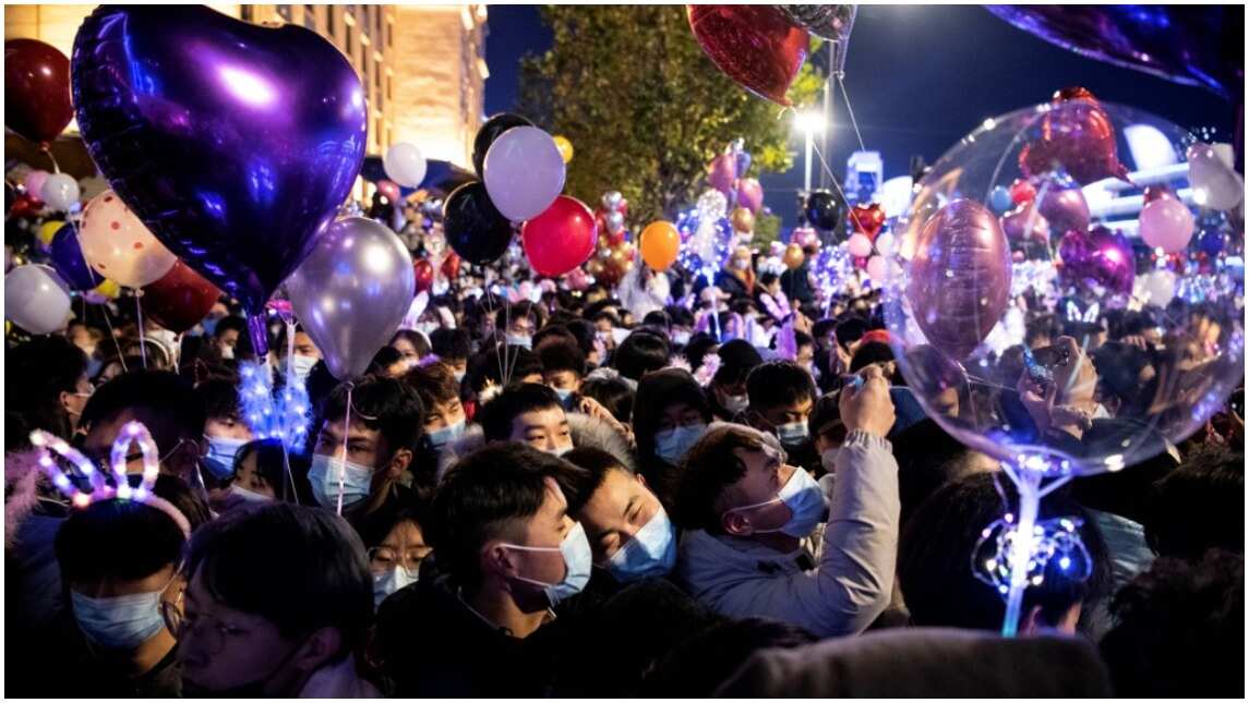 New year celebrations in Wuhan