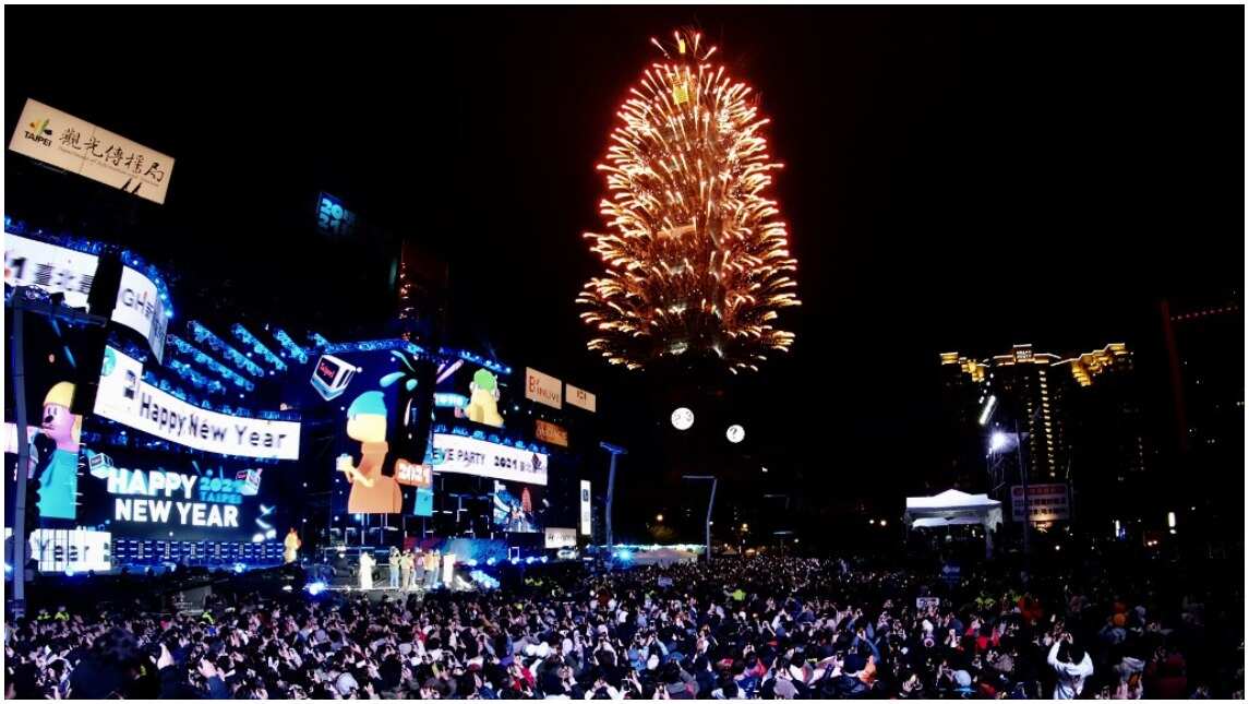 New Year celebrations in Taipei