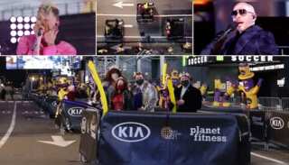 Times Square's famous new year countdown goes socially distanced with a touch of glamour