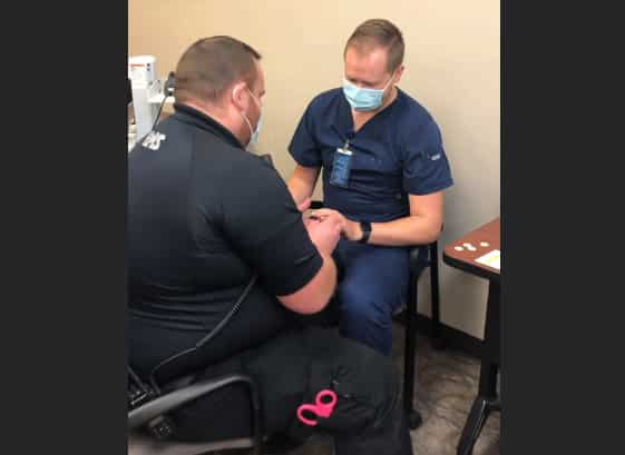 Covid vaccine in South Dakota came with a side effect: a wedding proposal