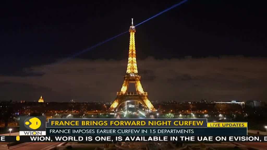 France imposes night curfew in 15 regions to contain COVID-19 cases