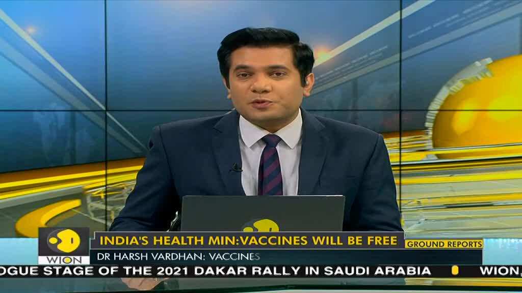 India's Health Minister says COVID-19 vaccine to be provided free of cost