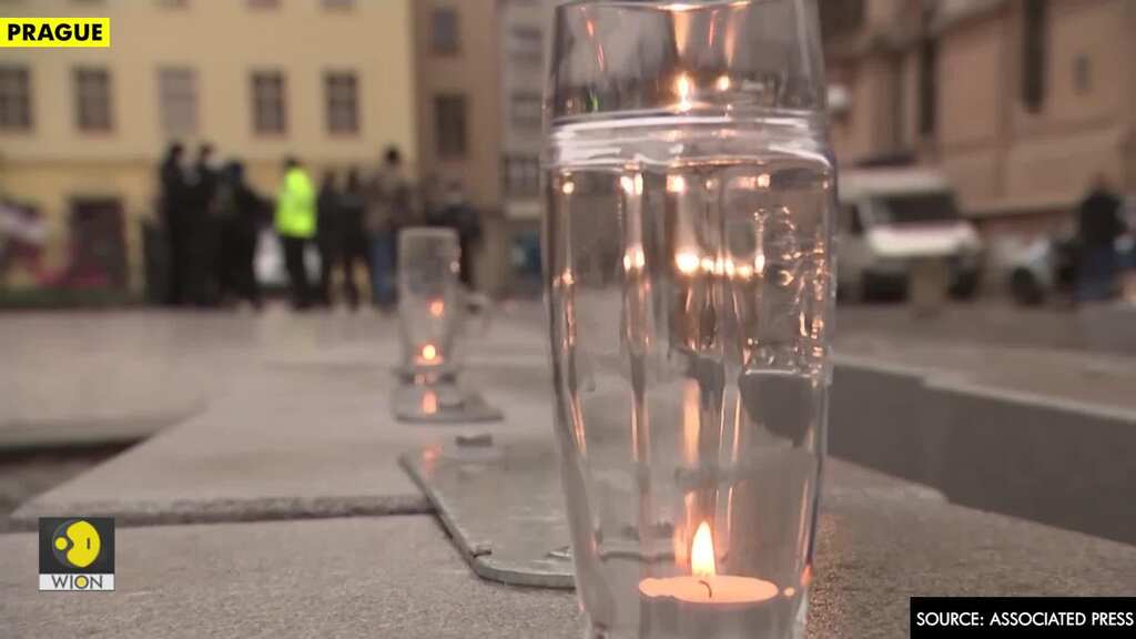 Czechs wave empty beer mugs in lockdown protest
