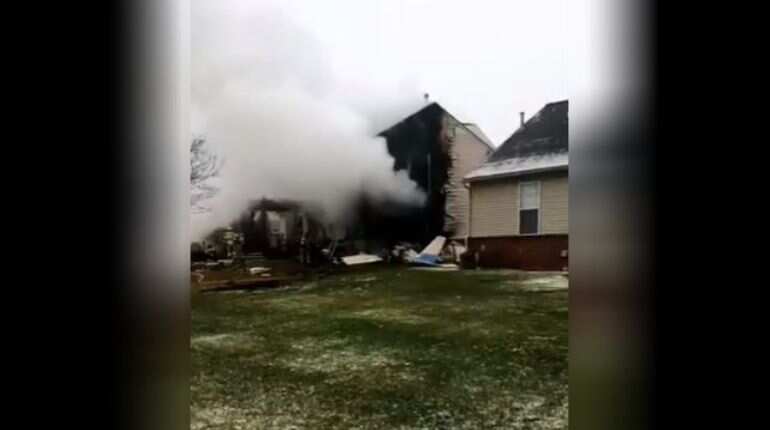 While family decides what movie to watch, plane crashes into their home in Michigan