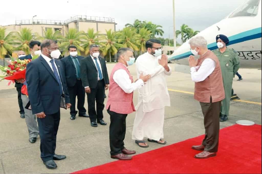 India's Foreign Minister on 3-day visit to Sri Lanka, first foreign visit in 2021