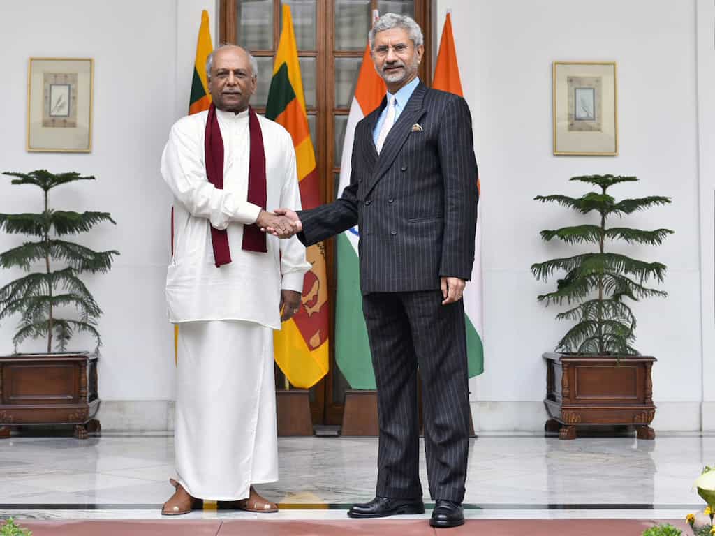 Watch: India-Sri Lanka's external affairs ministers hold joint press conference