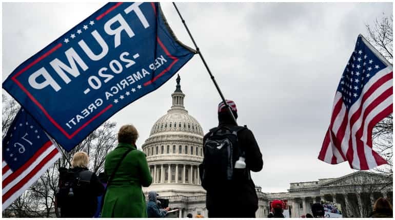 Congress is expected to meet into the night as Republicans try to subvert the election