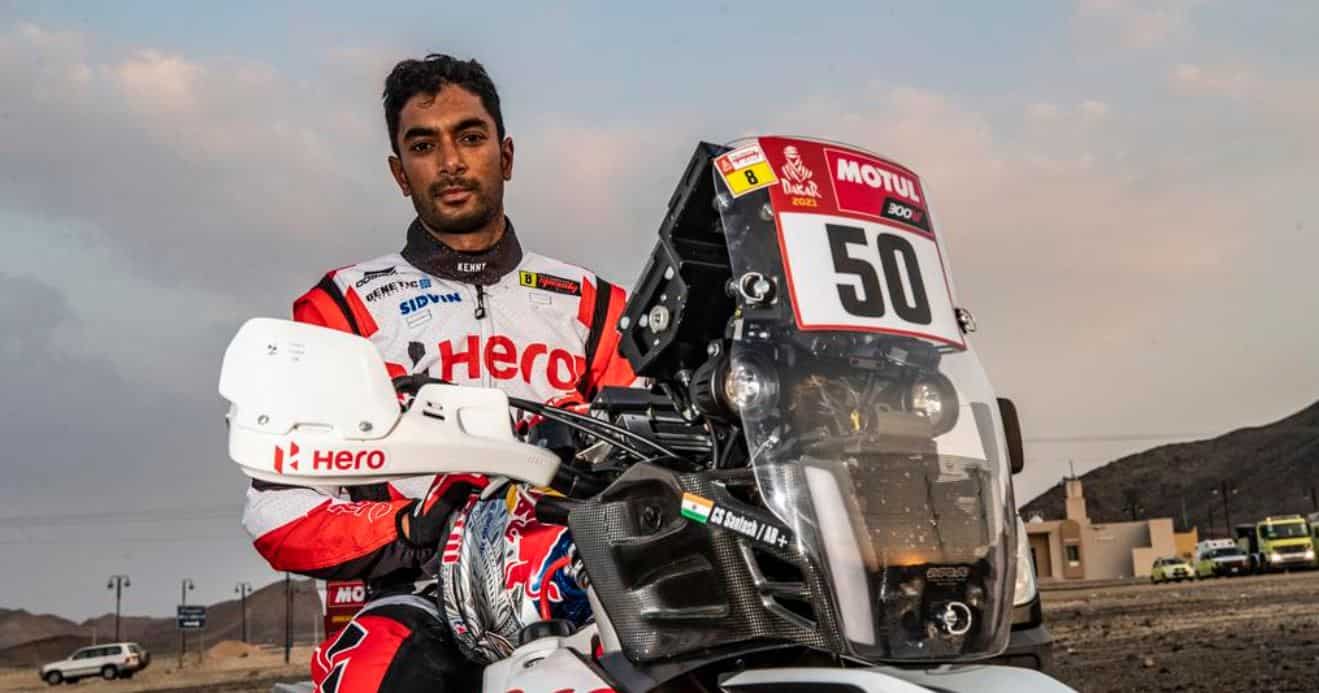 Indian racer CS Santosh put into medically-induced coma after horrific crash in Dakar Rally