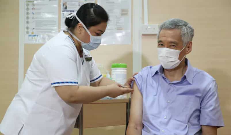Singapore PM receives Covid vaccine, urges his countrymen to get it too