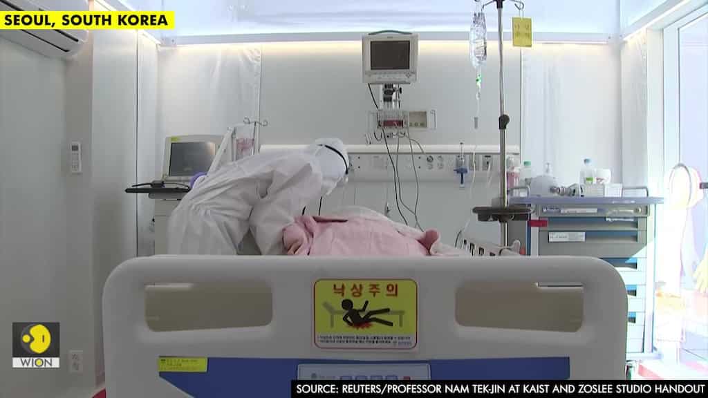 S.Korea unveils inflatable isolation ward for COVID-19 patients