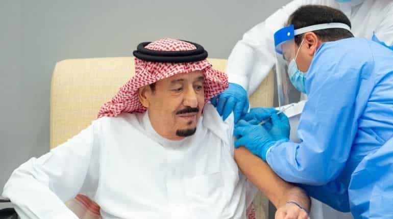 Saudi Arabia's King Salman receives first dose of coronavirus vaccine