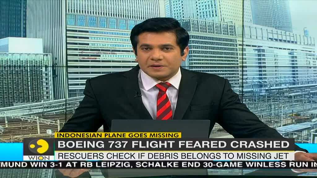 Indonesia rescue teams scour sea for crashed plane amid poor weather