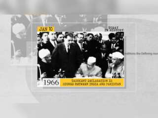 January 10 in history: Signing of Tashkent Declaration between India and Pakistan and more