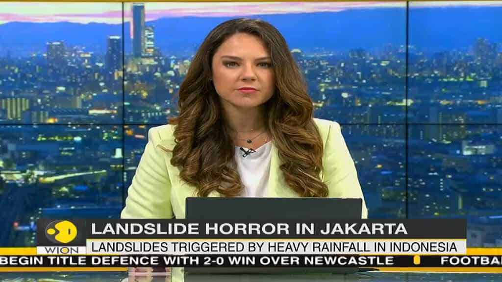 Landslides triggered by heavy rainfall in Indonesia