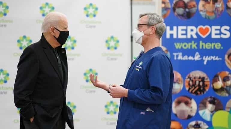 Joe Biden gets second dose of Pfizer-BioNTech's coronavirus vaccine Joe Biden gets second dose of Pfizer-BioNTech's coronavirus vaccine