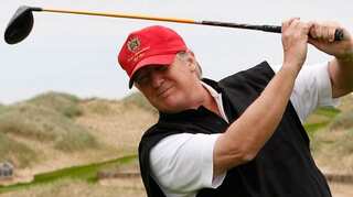 'Just putt it out': Twitter laughs at Trump's cheat move in golf