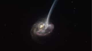 A galaxy caught dying? Astronomers capture distant galaxy losing its ability to form stars