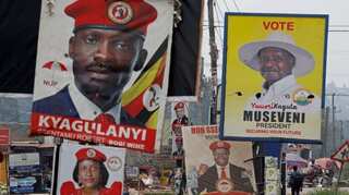 Ugandan election pits reggae singer against long-serving Museveni
