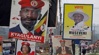 Ugandan election pits reggae singer against long-serving Museveni