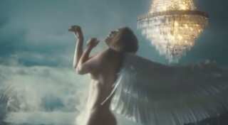 Jennifer Lopez transforms as nude angel with wings for 'In The Morning' music video